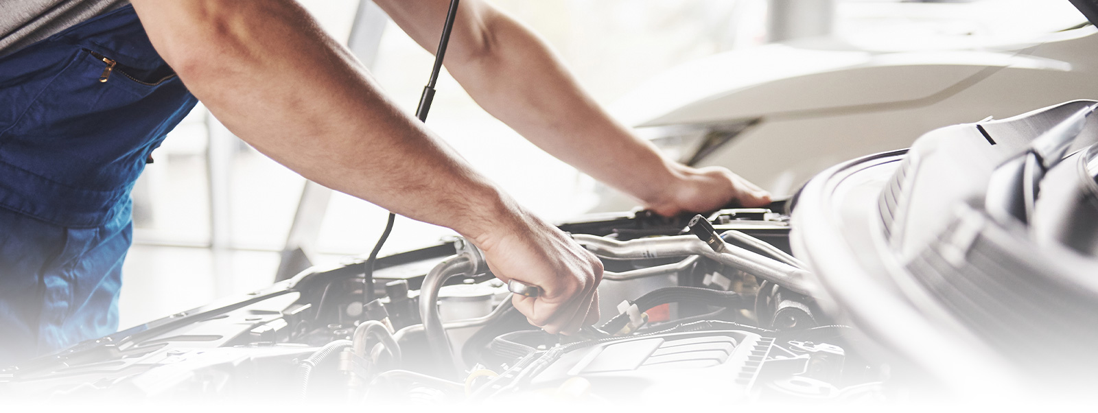 Mechanic Servicing Vehicle